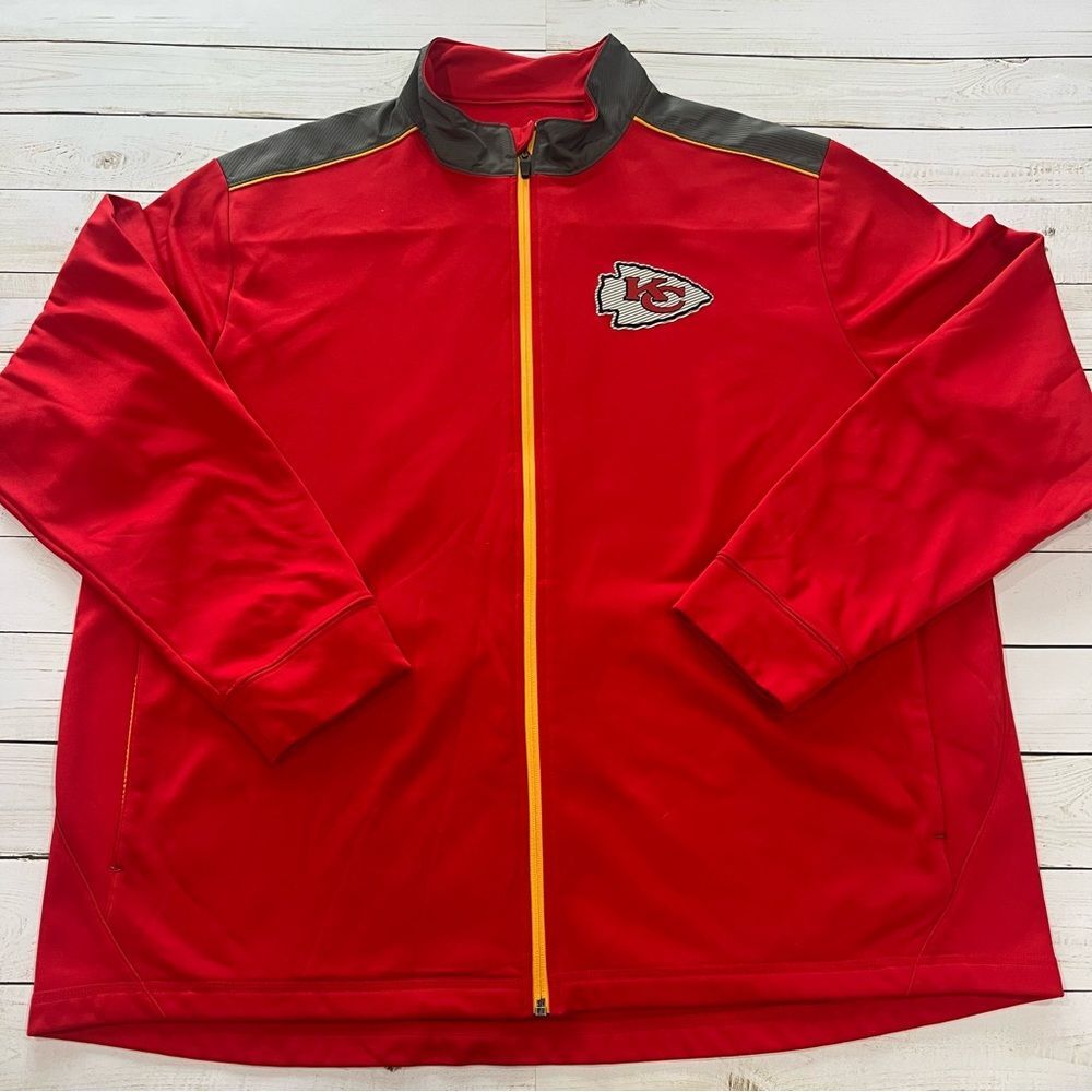 NFL Kansas City Chiefs  Zip Jacket Men’s XXLarge Thermabase Majestic Brand